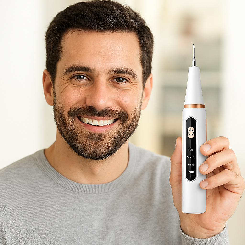 Le détartrage à domicile avec SonicSmile Pro™ - sourire éclatant, des dents blanches et une haleine fraîche