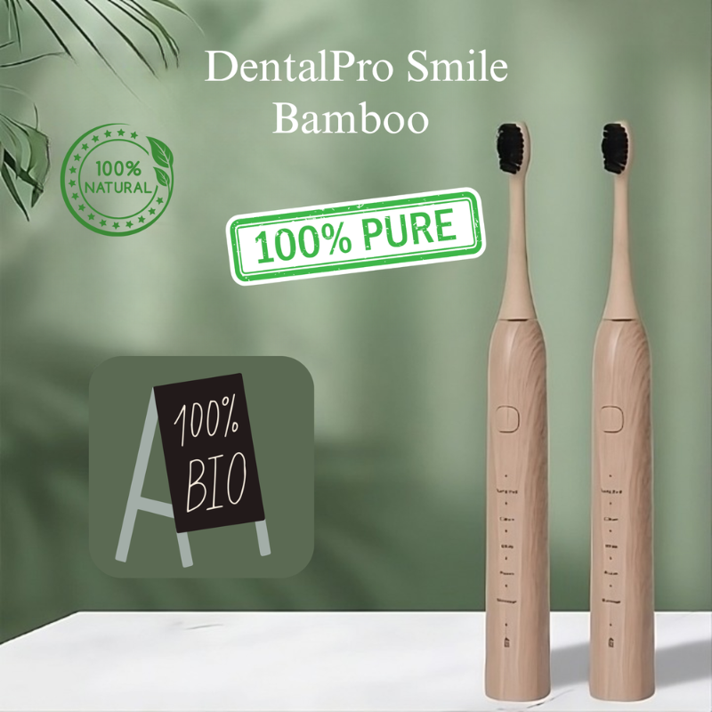 NaturalBambou Pro : la meilleure brosse à dents électriques 2026 pour dents blanches et gencives saines