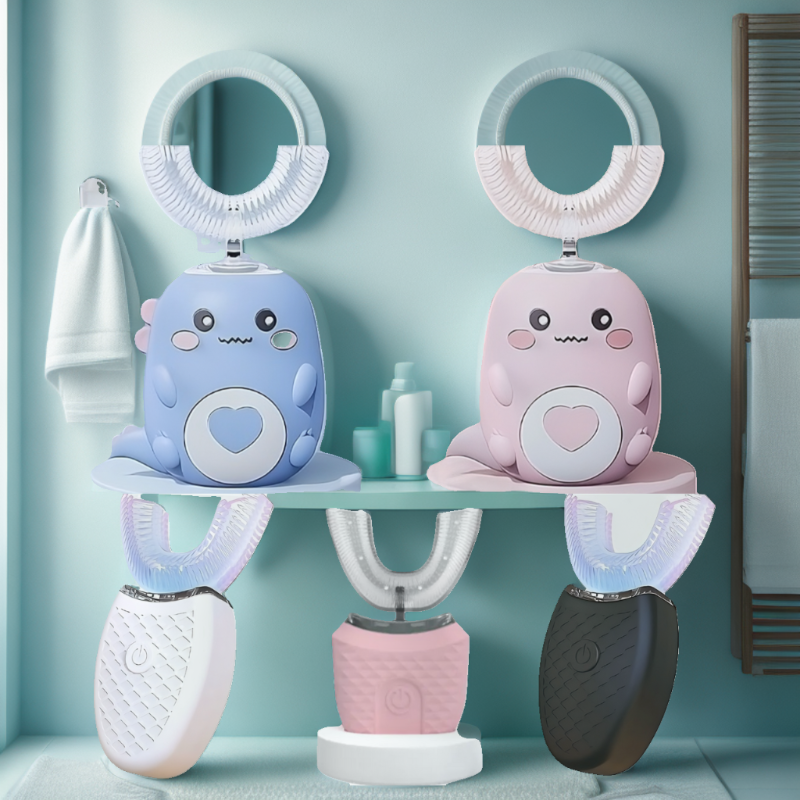 Le Pack Smart-Smile – Brosse à dents sonique adulte et enfant pour un brossage rapide, efficace et ludique