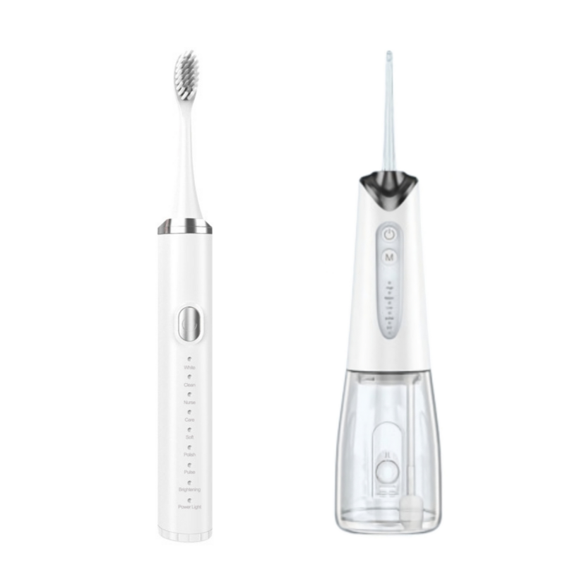 HydroJet Pro DentalPro Smile – 4 embouts interchangeables (orthodontique, langue, parodontal, standard) – Élimine 99,9 % de la plaque dentaire dès 7 jours. Meilleure Brosse à dents électrique pour gencives sensibles - Sonique PureBrush Pro – 45 000 vibrations par minute – Blanchiment professionnel et soin doux des gencives