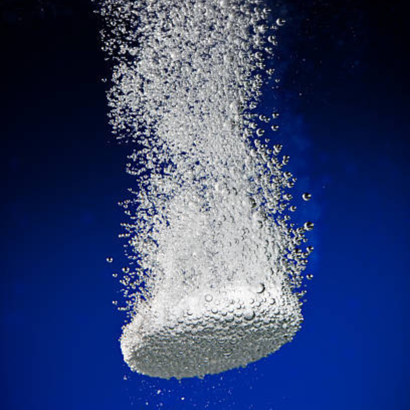 Comprimé nettoyant effervescent ultra efficace