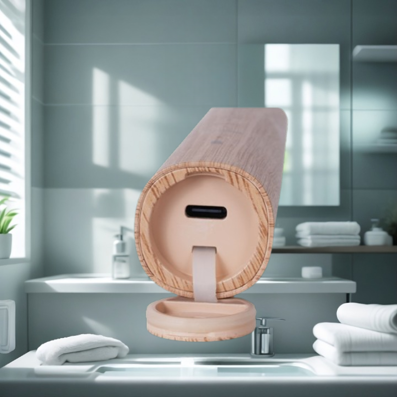 NaturalBambou Pro brosse à dents sonique écologique sans plastique - brosse à dents bambou rechargeable