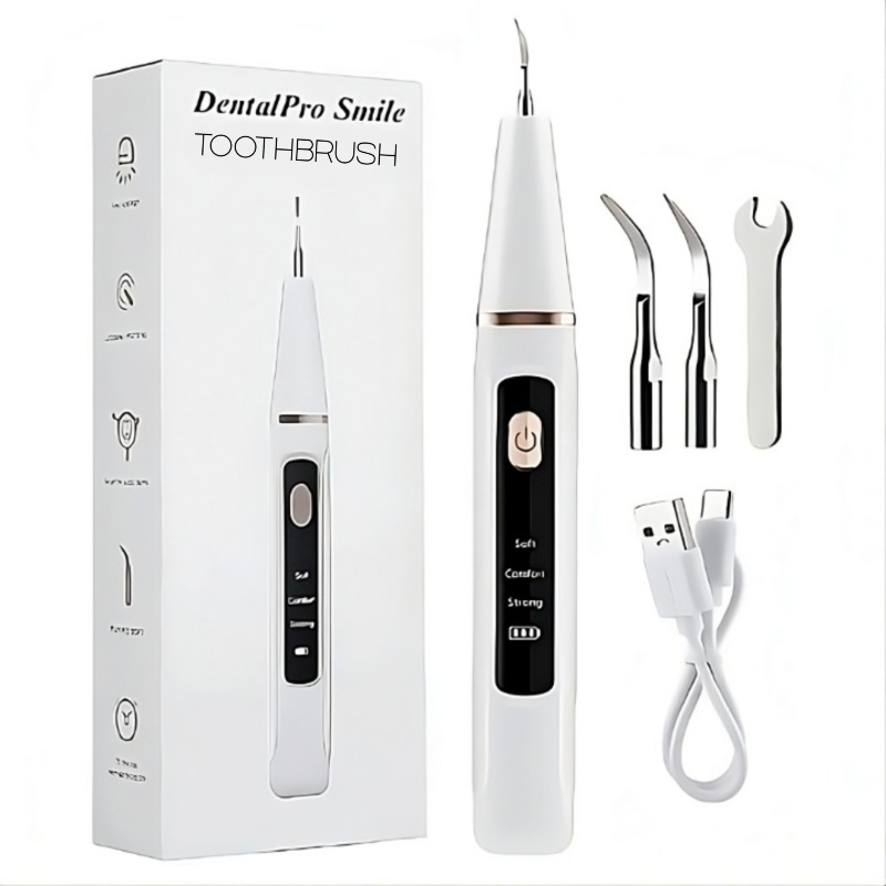 Détartreur électrique SonicSmile Pro – Élimination tartre, blanchiment dentaire, hygiène bucco-dentaire professionnelle à domicile