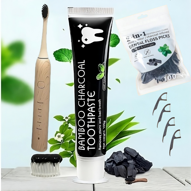 Pack_Trio_Eclat_Naturel_brosse_a_dent_electrique_en_bamboo_dentifrice_fil_dentaire