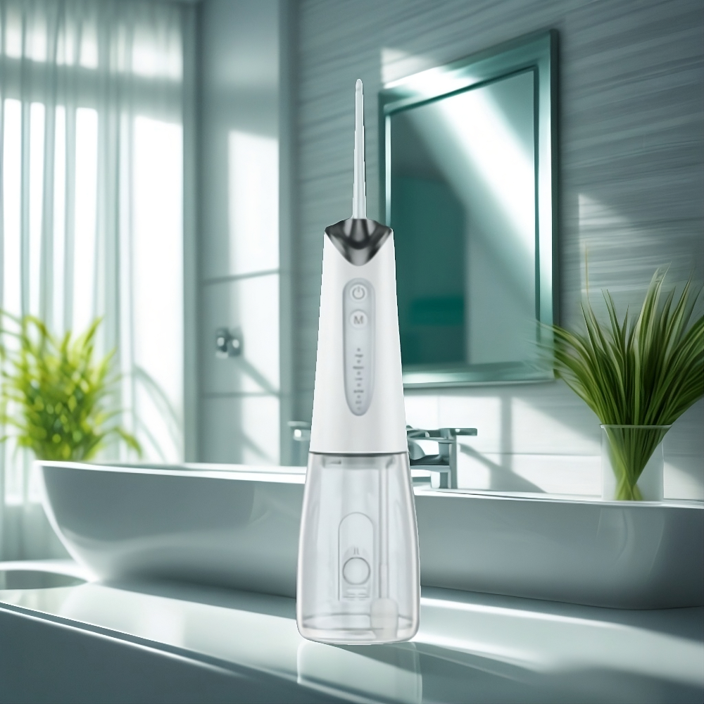 Meilleur jet dentaire pour gencives sensibles - HydroJet Pro – Jet dentaire électrique IPX7, hydropulseur professionnel éliminant 99,9 % de la plaque dentaire