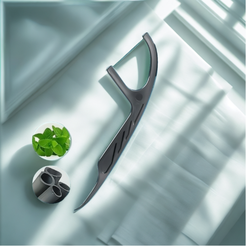 FlossClean Pro™ – Fil dentaire au charbon actif et menthe pour éliminer la plaque dentaire, nettoyer entre les dents et offrir une haleine fraîche en 30 secondes – Solution anti-mauvaise haleine rapide et efficace.