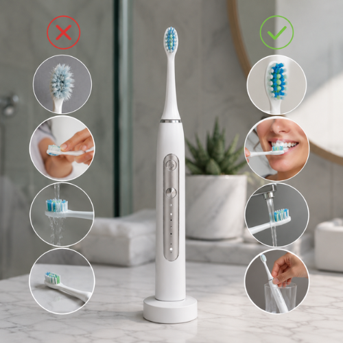 Les 10 erreurs à éviter avec sa brosse à dents électrique — et comment les corriger immédiatement