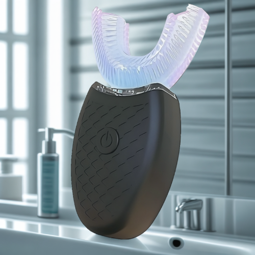 Meilleure brosse à dents électrique en forme de U DentalPro Smile U-Shaped Pro avec silicone doux, blanchiment LED et nettoyage 360° des dents et gencives