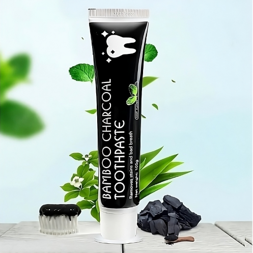 Meilleur dentifrice naturel au charbon ToothPaste Pro™ - Blanchiment doux des dents, élimination des taches, haleine fraîche longue durée, soin bucco-dentaire bio efficace