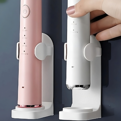 SolidX Pro™ wall mount for electric toothbrush, smart adjustable storage, efficiently organizes the bathroom, compatible with all electric toothbrushes, hygienic and practical accessory